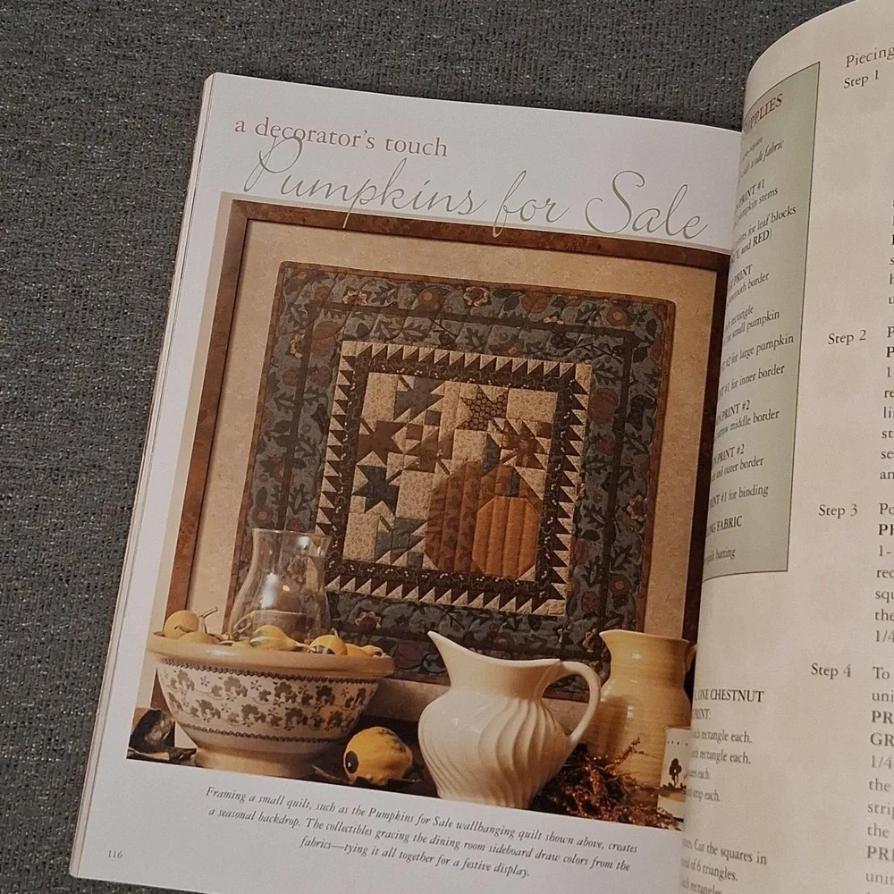Thimbleberries Classic Country Book Lynette Jensen OS Tan Good Quilting Patterns